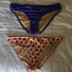 Two J. Crew Swim Bottoms